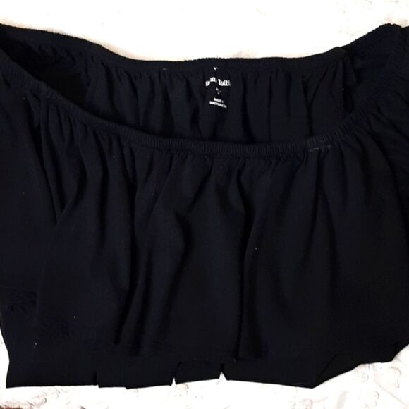 WOMANWITHIN 3XL‎ Black Peasant Top Sleeveless - Picture 3 of 7